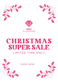 Christmas Super Sale Flyer Image Preview