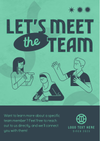 Meet Team Employee Flyer Preview