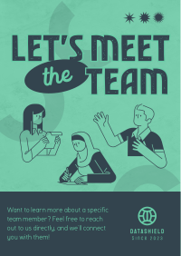 Meet Team Employee Flyer Image Preview