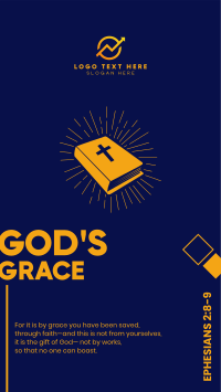 God's Grace Facebook Story Design