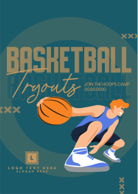 Basketball Tryouts Flyer Design