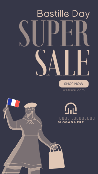 Super Bastille Day Sale Facebook story Image Preview