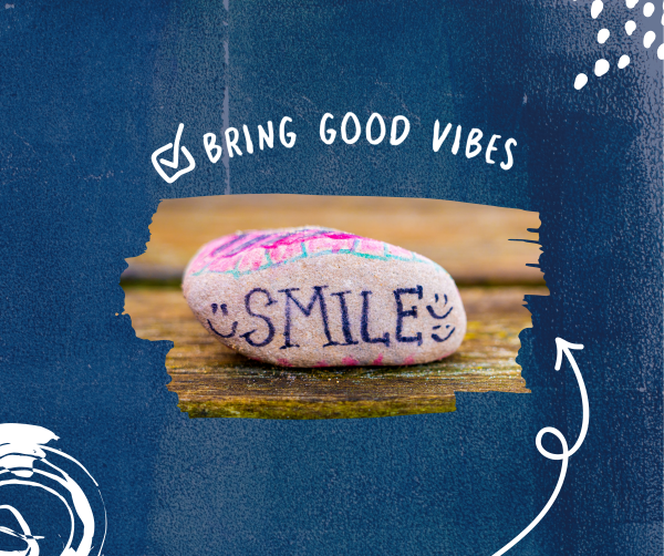 Bring A Good Vibes Facebook Post Design