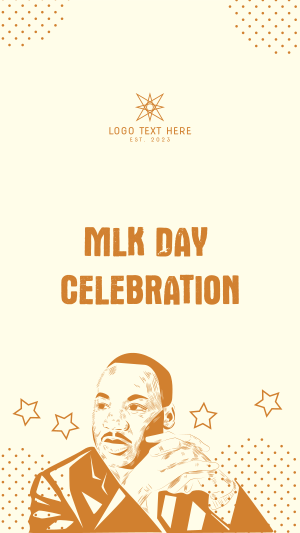 MLK Day Celebration Facebook story Image Preview