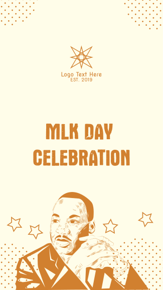 MLK Day Celebration Facebook story