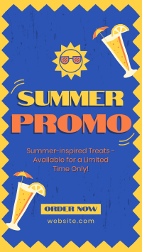 Cafe Summer Promo TikTok Video Design