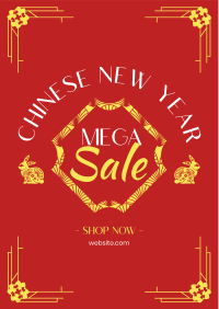 Chinese Year Sale Flyer Design