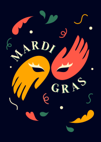 Mardi Gras Carnival Poster Image Preview