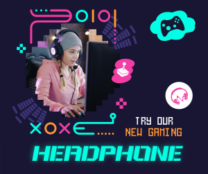Gaming Headphone Accessory Facebook post Image Preview