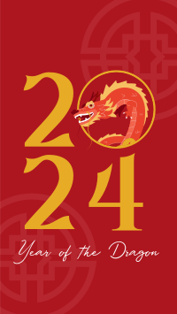 Dragon New Year Instagram Story Design