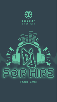 DJ for Hire TikTok video Image Preview