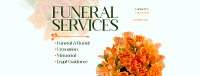 Funeral Flowers Facebook Cover Design