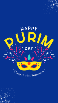 Chag Purim Fest Instagram Story Design