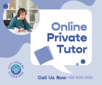 Online Private Tutor Facebook post Image Preview