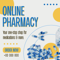 Geometric Online Pharmacy  Instagram Post Preview