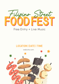 Lets Eat Street Foods Poster Preview