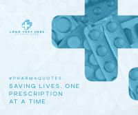 Medicine Saves Lives Facebook post Image Preview