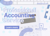 Professional Accounting Service Postcard Image Preview