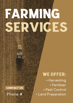 Expert Farming Service Partner Poster Image Preview