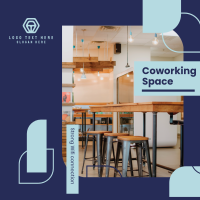 Coworking Curve and Point Linkedin Post Image Preview