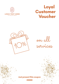 Loyal Customer Voucher Flyer Design