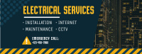 Electrical Services List Facebook cover Image Preview