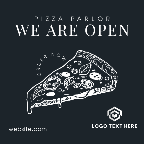 Pizza Parlor Open Instagram Post Design Image Preview