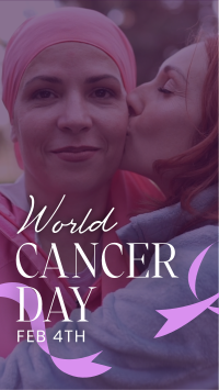 Cancer Day Support Facebook Story Design