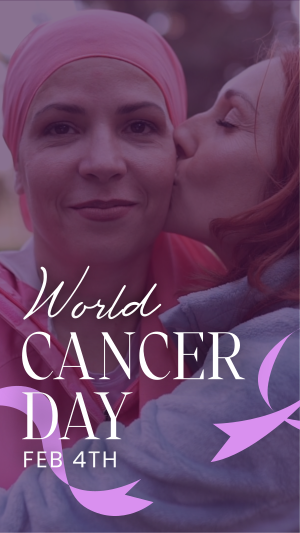 Cancer Day Support Facebook story Image Preview