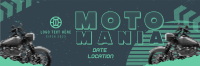 Moto Mania Rough Twitter Header Design