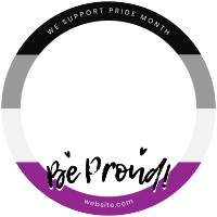 Asexual Pride Flag  Pinterest Profile Picture Preview