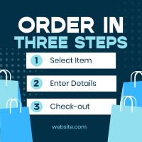 Simple Shop Order Guide Instagram post Image Preview