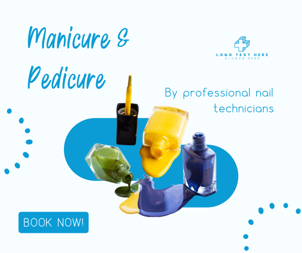 Professional Nail Salon Facebook Post Design Image Preview