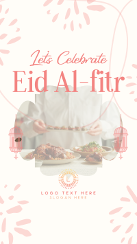 Eid Al Fitr Greeting Facebook Story Design