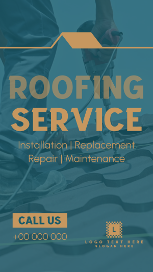 Roofing Professional Services Facebook story Image Preview
