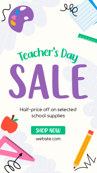 Supplies Sale for Teachers Instagram Reel Preview