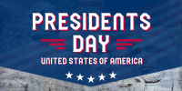 Presidents Day of USA Twitter Post Design