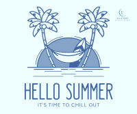 Hot Summer Greeting Facebook post Image Preview