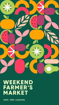 Weekend Farmer’s Market Facebook Story Design