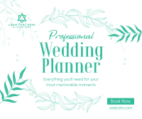 Wedding Planner Services Facebook Post Design