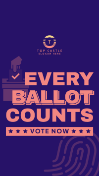 Every Ballot Counts Instagram story Image Preview