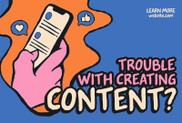 Trouble Creating Content? Pinterest board cover Image Preview