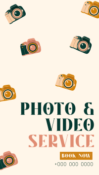 Camera Pattern Instagram Story Design