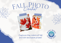 Fall Photo Contest Postcard Image Preview