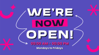Now Open for Business Animation Image Preview