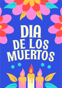 Dia de los Muertos Party Poster Design