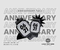 Anniversary Promo Facebook Post Design