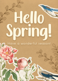 Scrapbook Hello Spring Flyer Image Preview