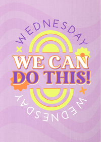 Hippie Wednesday Affirmation Flyer Image Preview