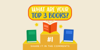 Your Top 3 Books Twitter post Image Preview